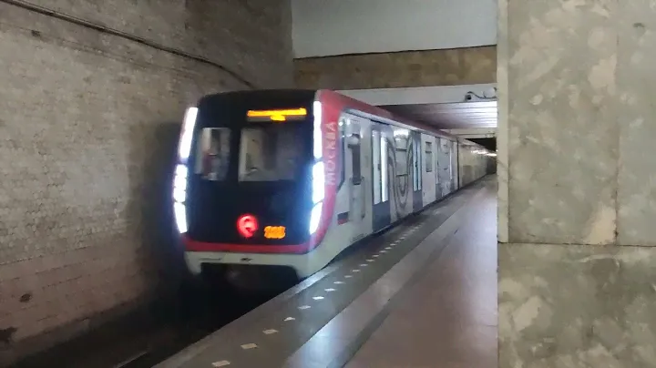 Прибытие 81-765.4/766.4/767.4 "Москва-2019" на станцию "Смоленская" ФЛ