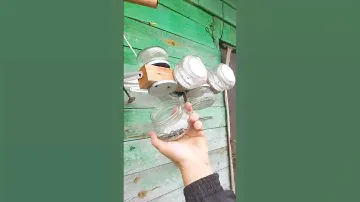 Самоделка из стеклянных банок органайзер для мелочей своими руками #самоделка #diy #tool